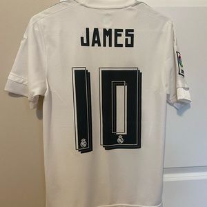 Real Madrid 15/16 James Jersey White
